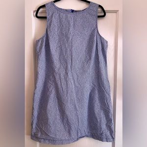 Vintage FADED GLORY Cotton Blue Floral Dress